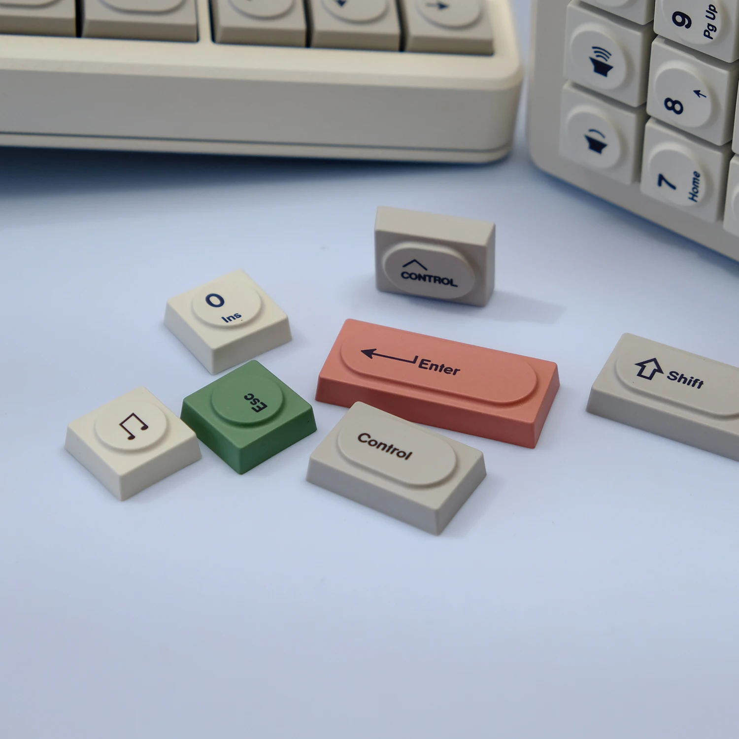 Фото KBDiy игрушка PBT пользовательские низкопрофильные колпачки для клавиш 137 клавиши Horizon колпачок для клавиш Cherry Gateron MX переключатели игровая механическая клавиатура для игр №5