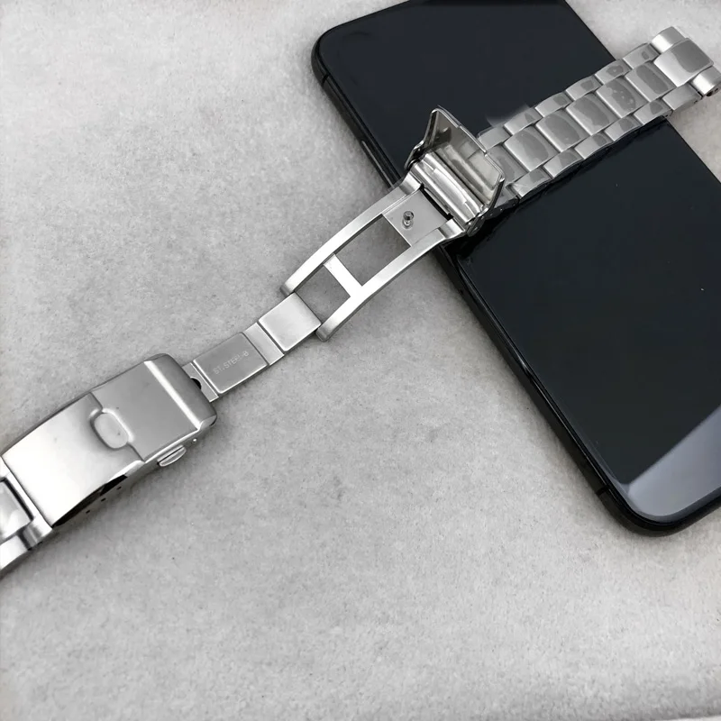 Watch Parts Solid High Quality 20mm Width Stainless Steel Bracelet Suitable For SPB147/149/143 SBDC105 62MAS Watch Case Band