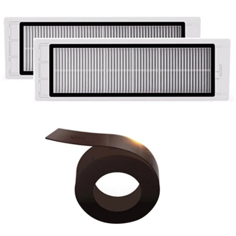 

For XIAOMI Vacuum Cleaner Parts Roborock S50 S51 S55 S5 S6 Washable HEPA Filter Virtual Magnetic Stripe