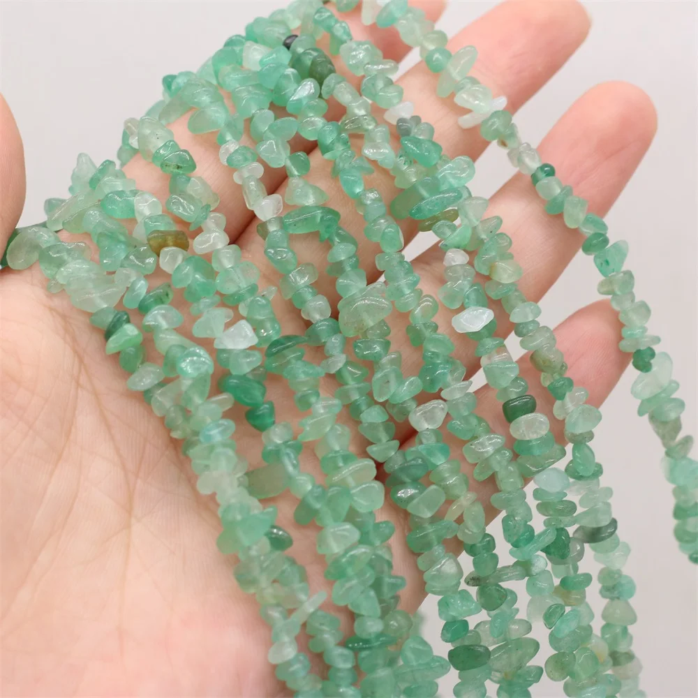 

3-6mm Natural Irregular Freeform Chip Stone Beads Green Aventurine Beads For Jewelry Making DIY Bracelet Necklace 15" Strand