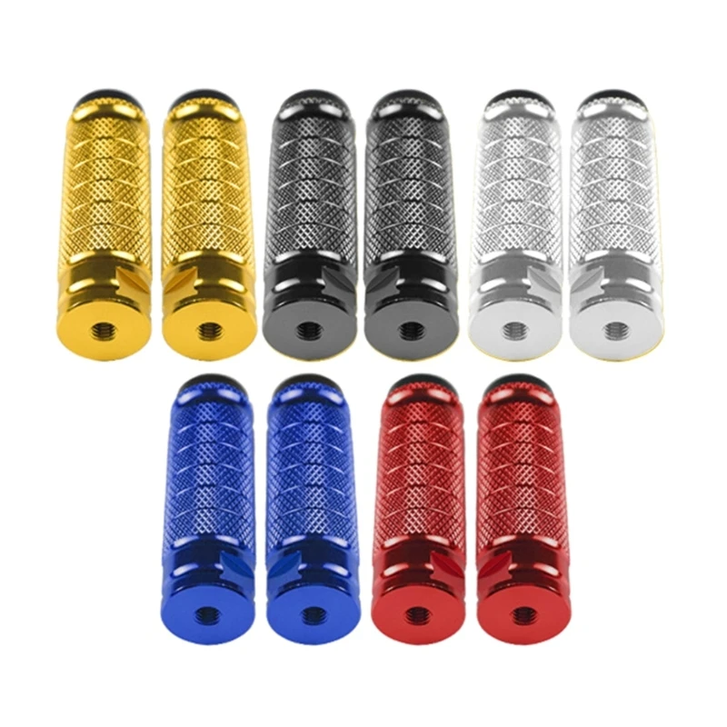 

1 Pair Motorcycle Foot Pegs Universal Motorcycle Footpeg Bracket Footrest Pedals Dropship