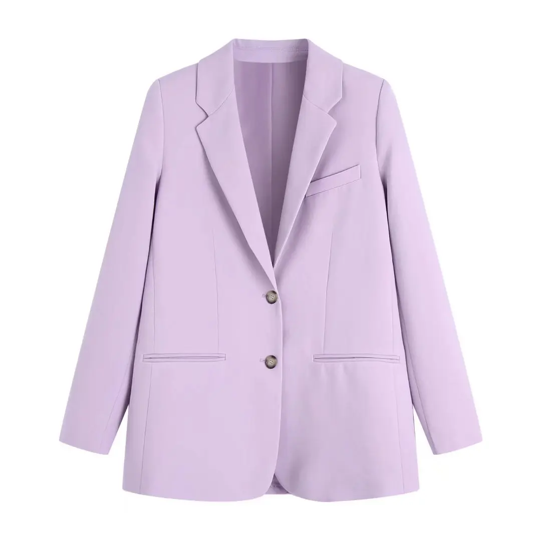 

Yahan Za 2022 Spring/Summer Women's New Pocket Loose Suit Jacket