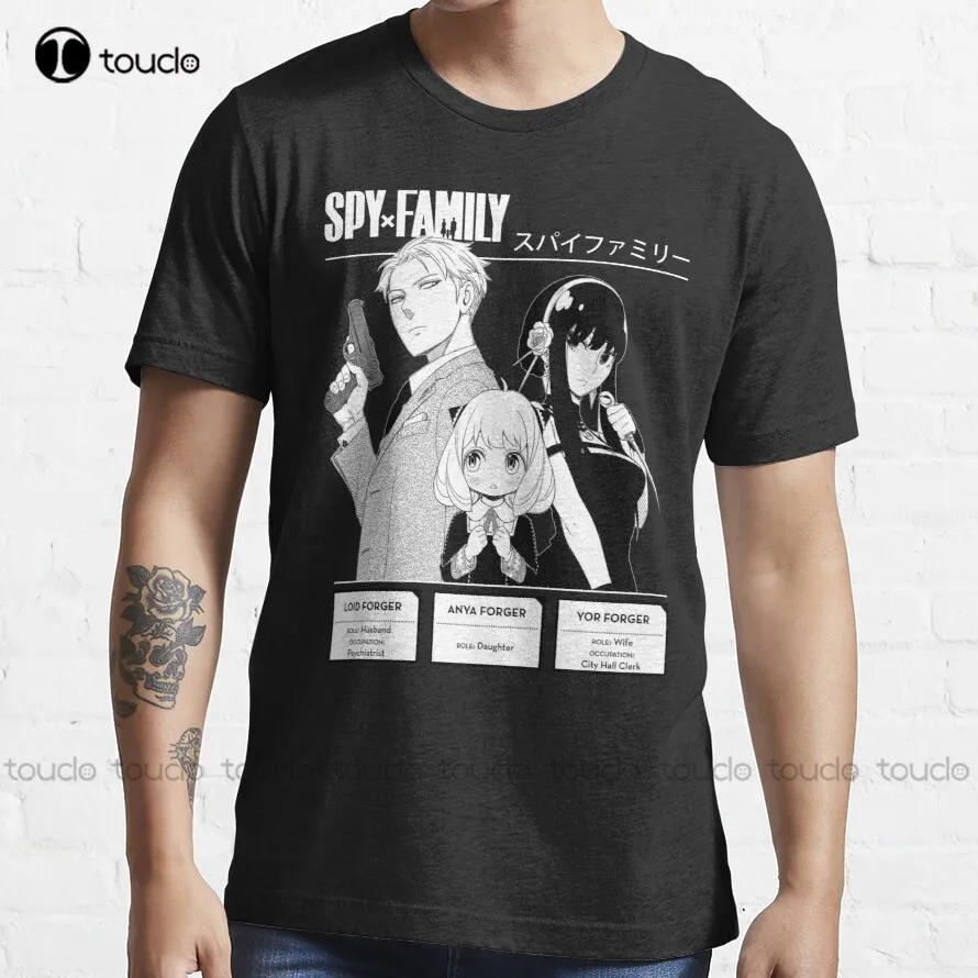 

Anya’S Family (Spy X Family) Trending T-Shirt Anya Forger Men'S Big & Tall T-Shirts Funny Art Harajuku Streetwear Cartoon Xs-5Xl