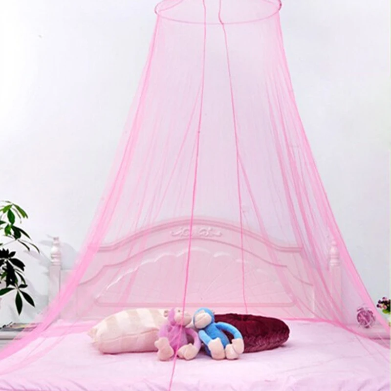 

Hanging Kids Baby Bedding Dome Bed Canopy Cotton Mosquito Net Bedcover Curtain For Baby Kids Room Home Decor