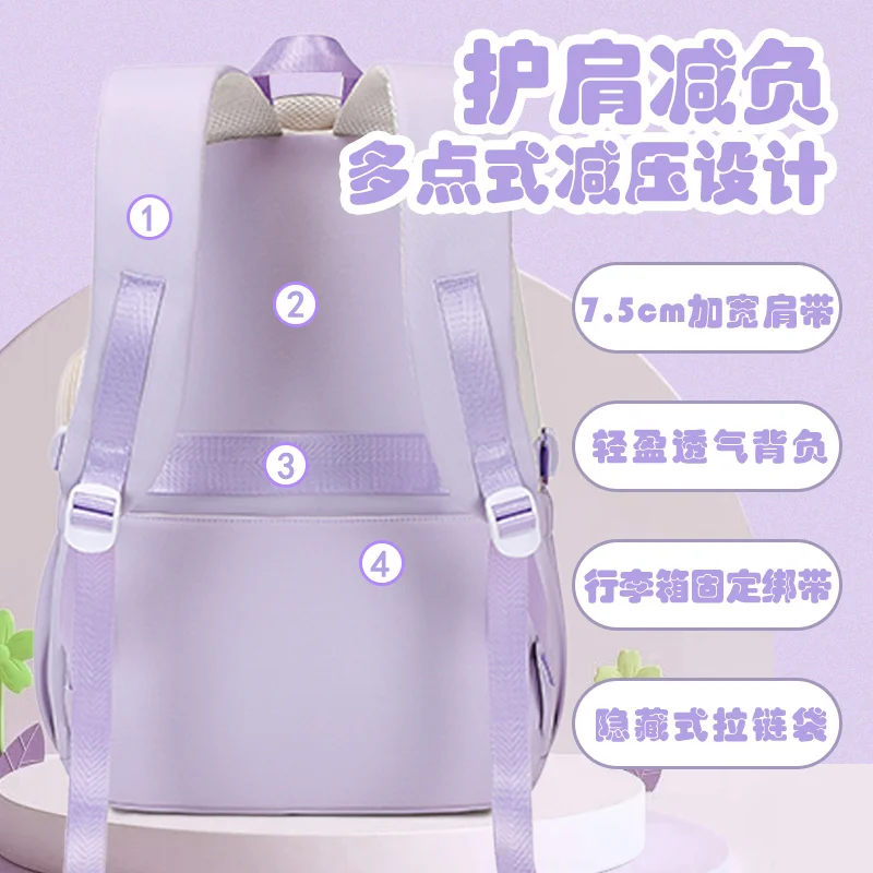 Школьный ранец Sanrio Clow M для детей Большая вместительная сумка с