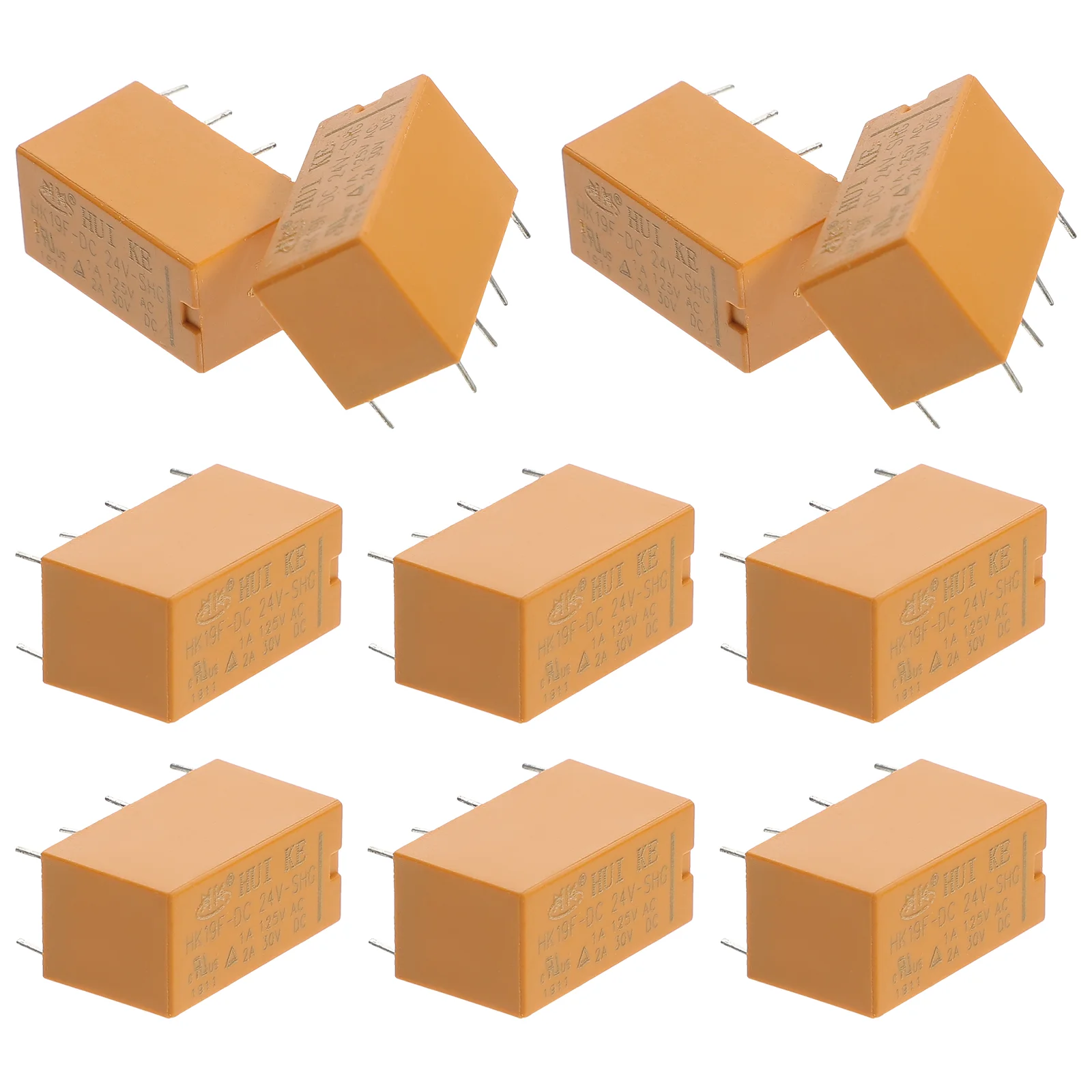 

10pcs Replacement Electronic Relay DPDT Relay 24v Relay Power Relay Latching Relay 24 Volt Relay PCB Power Relay Relay 24v