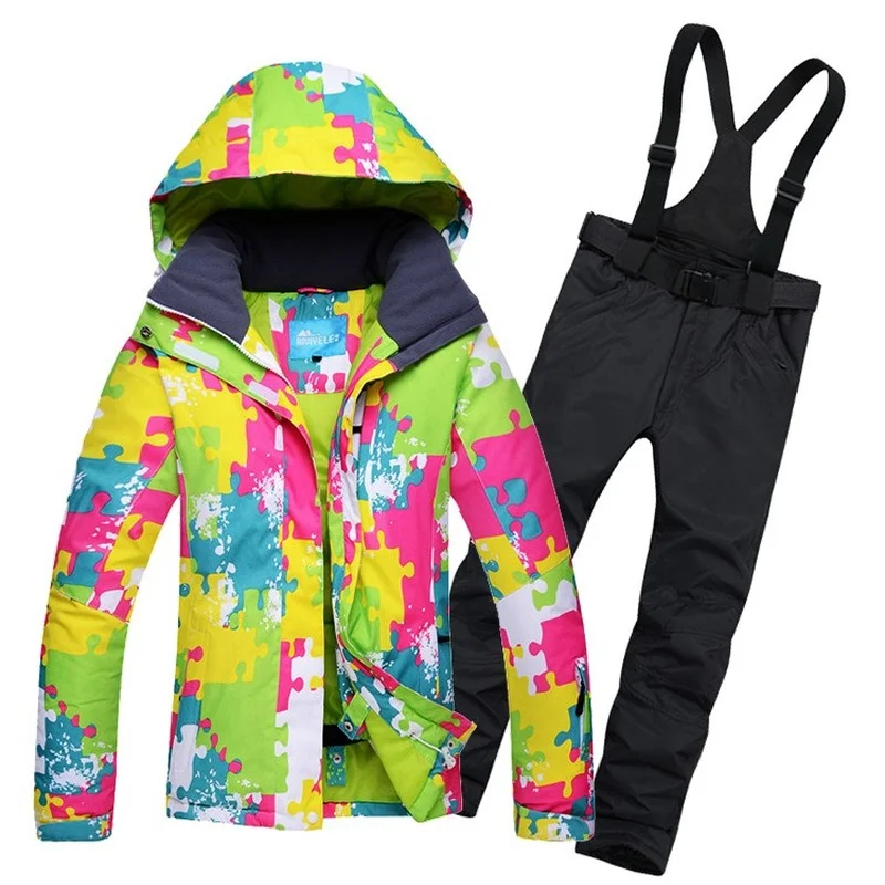Лыжный комбинезон для мужчин и женщин уличный водонепроницаемый теплый