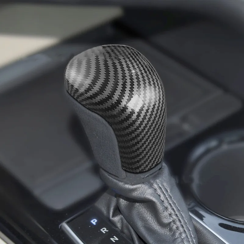 

Carbon Fibre Gear Head Decorative Cover Gear Shifter Knob Modification Handle For Toyota Camry Avalon 2019-2022 Car Accessories