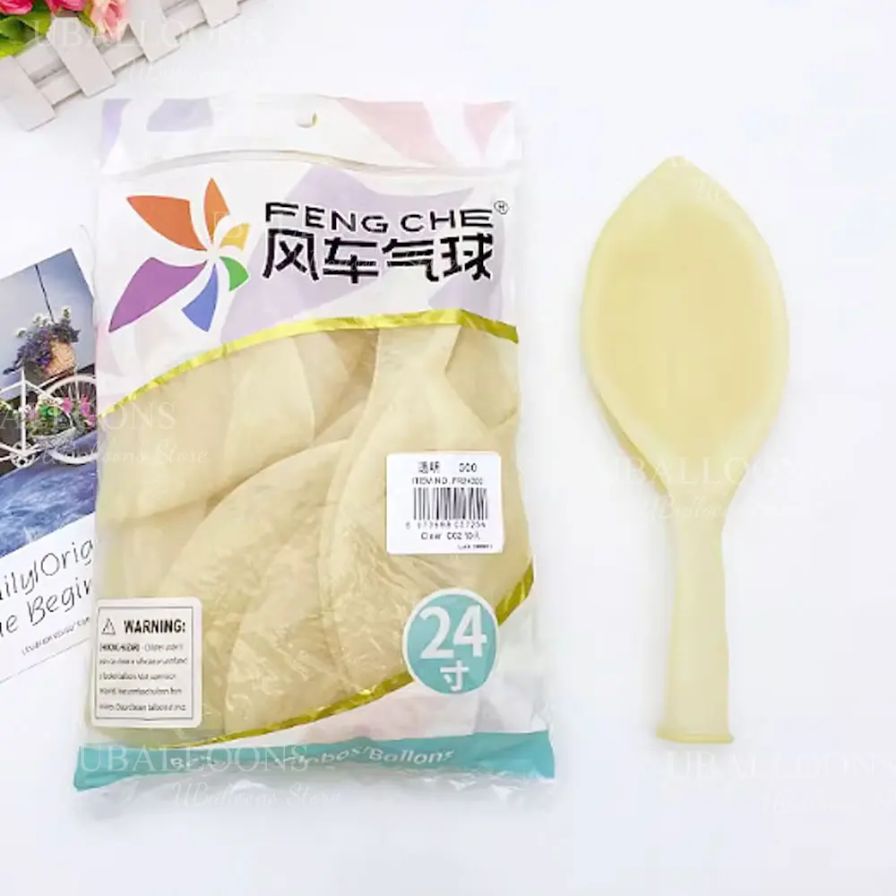 Прозрачные гелиевые шары MicroPlush 18/24/36 дюймов