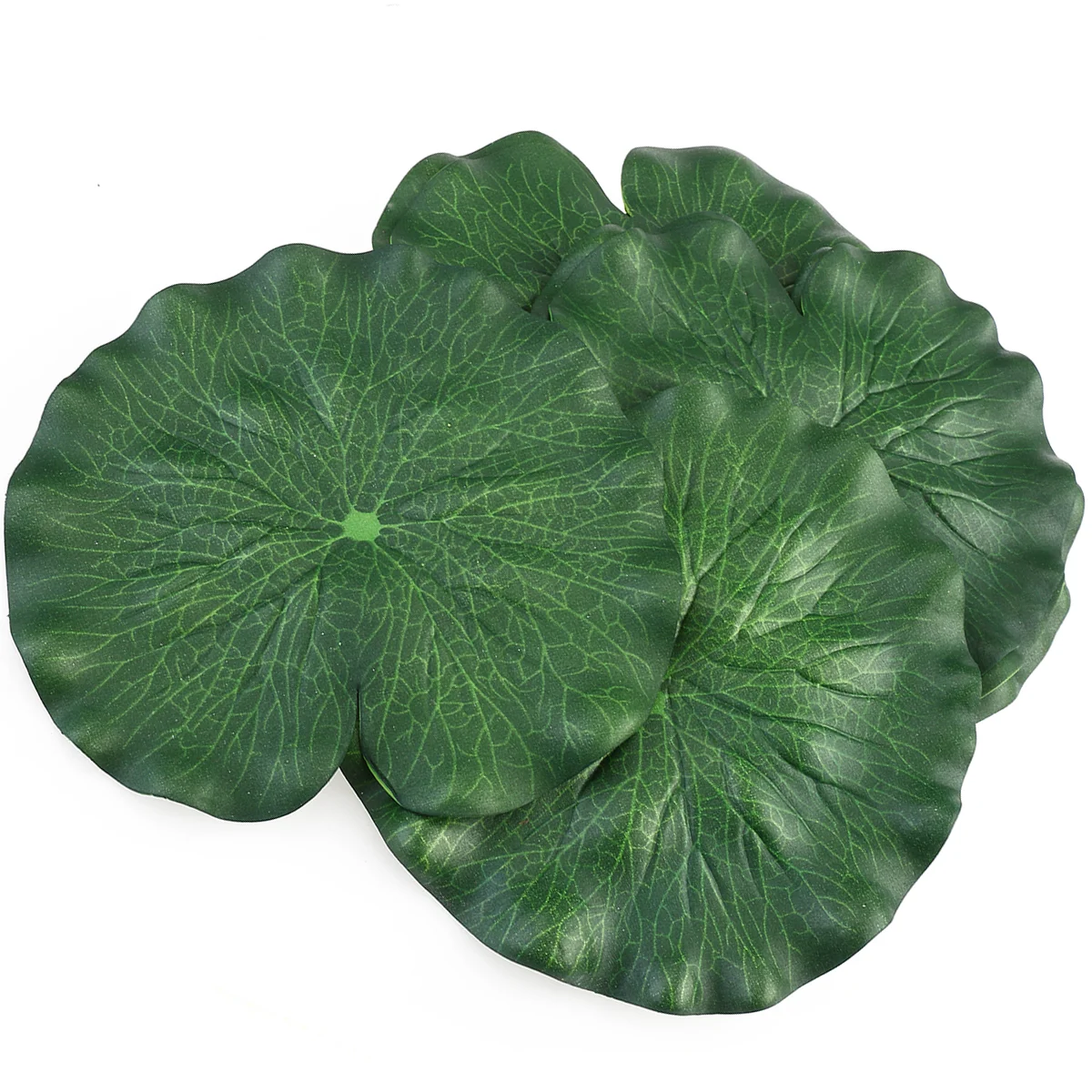 

Lily Leaves Artificial Floating Pads Pond Water Leaf Aquarium Pad Pool Ponds Decor Fake Foam Decoration Tank Flower Foliage