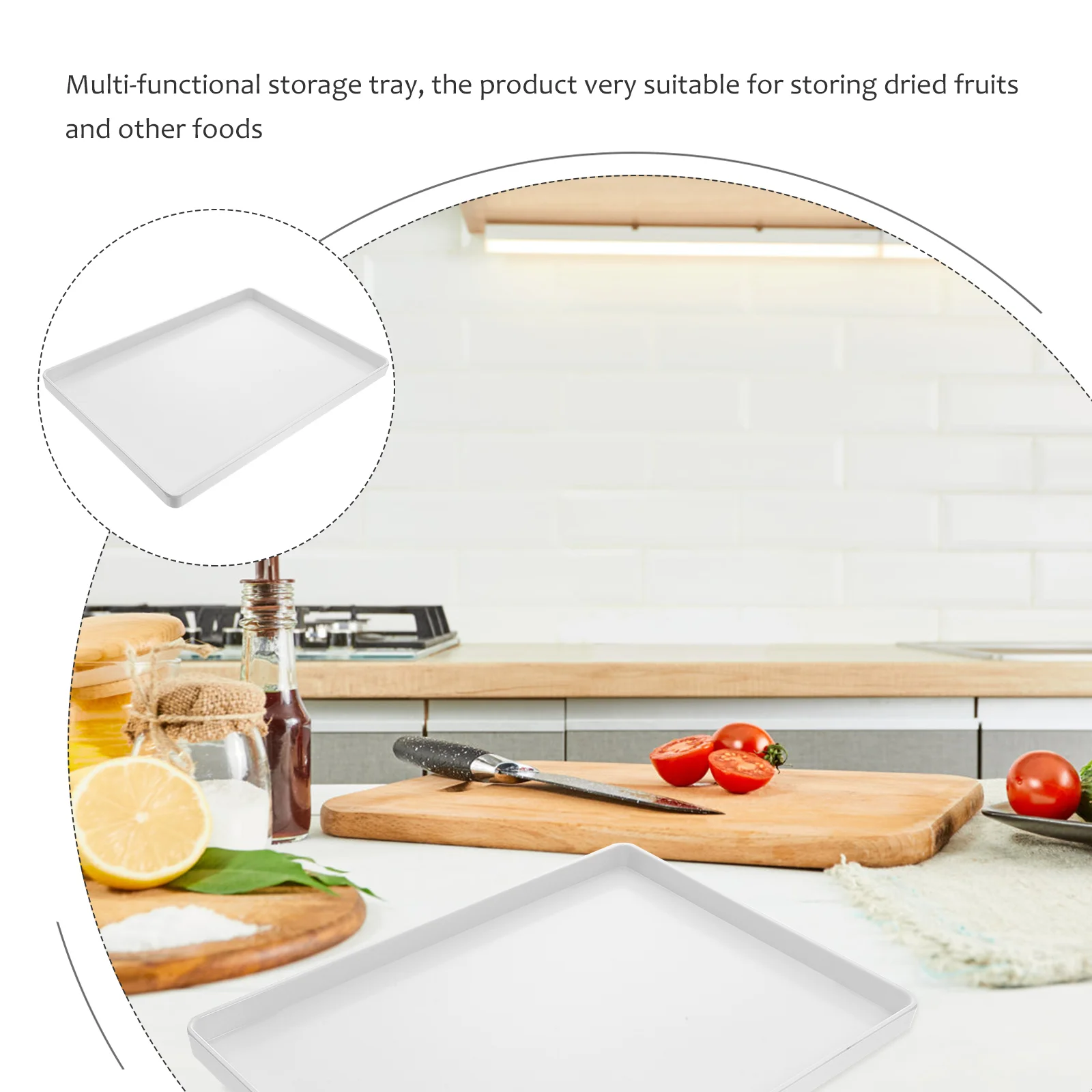 

Tray Bathroom Holder Towel Trays Serving Plate Storage Melamine Coffee Table Guest Fruit Kitchen Vanity Hand Paper Napkin