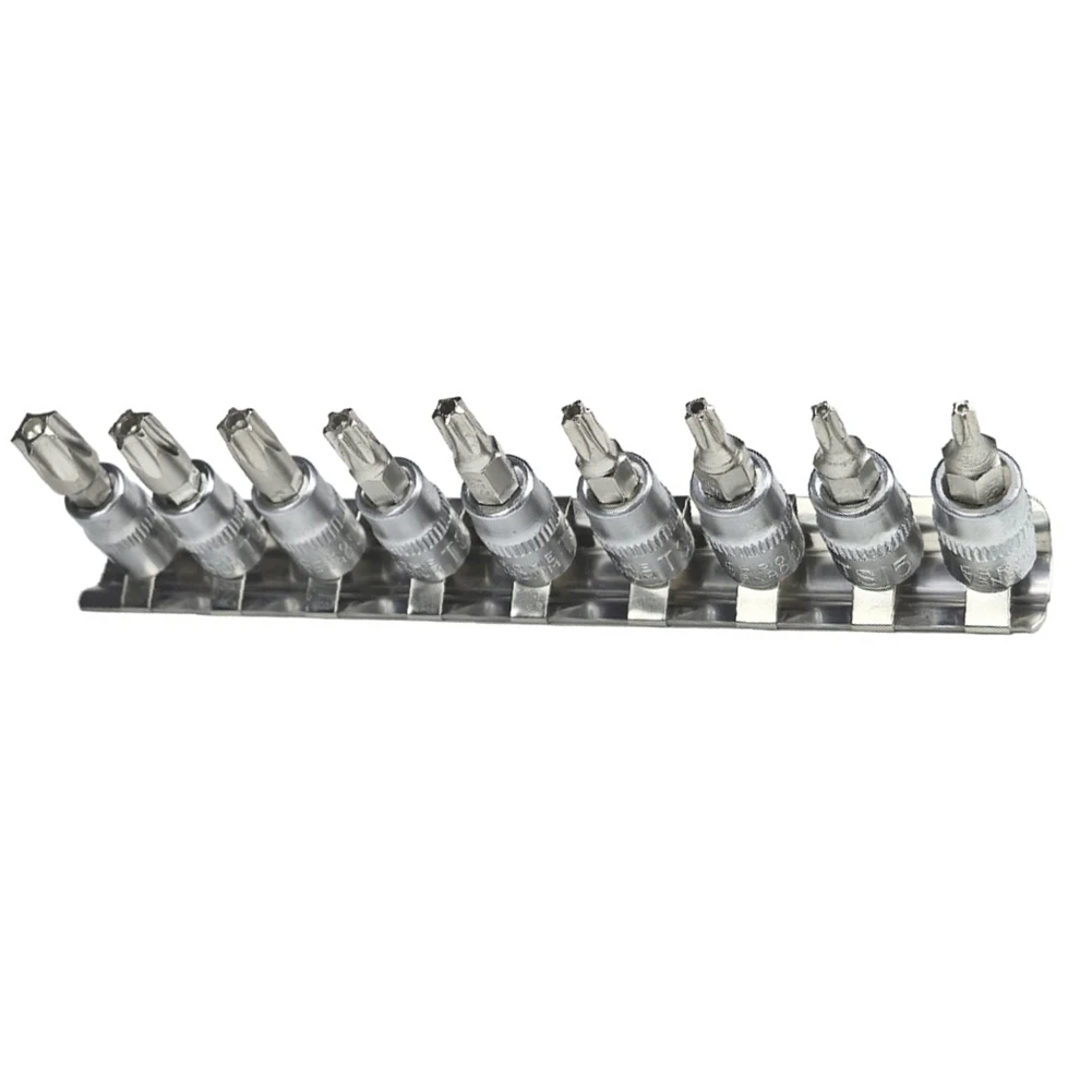 Полный набор из 9 шт. отверток Torx для приводных головок 1/4 дюйма Pentalobe включая