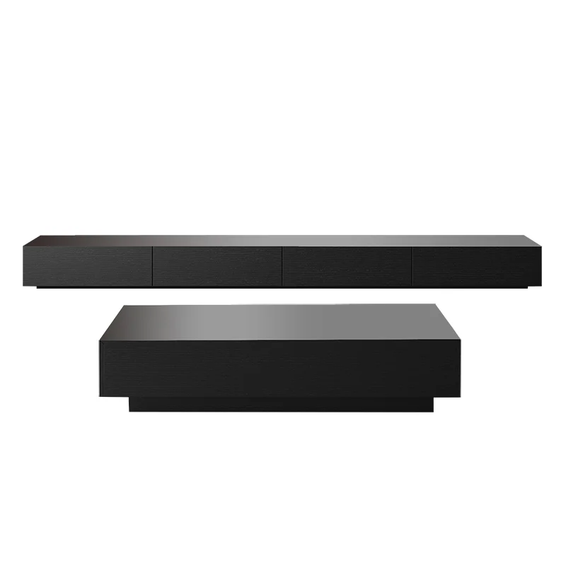 

Кофейный столик Rock для телевизора, современный простой кофейный столик из массива дерева для маленькой квартиры, в итальянском минималистическом скандинавском стиле, полная комплектация для хранения