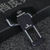 12pcslot quality zinc alloy car seat belt clip safety belt plug for nissan logo qashqai j10 j11 x trail t32 tiida almera teana