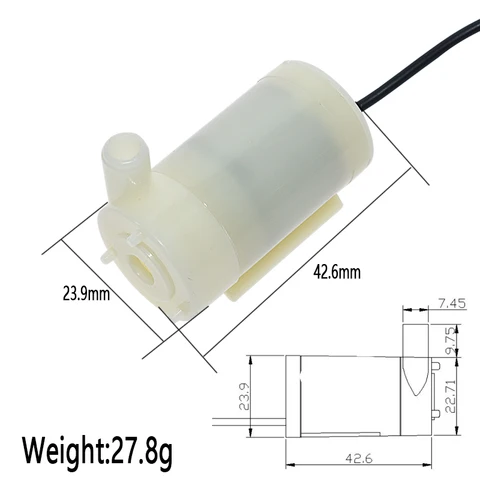 WAVGAT бесшумный USB водяной насос 3-5В