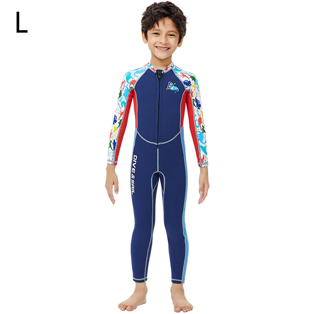 

2 5MM Wetsuits Diving Suit Ultrathin Boys Girls Sunprotection Anti-jellyfish Snorkeling Set for Surfing Swimming