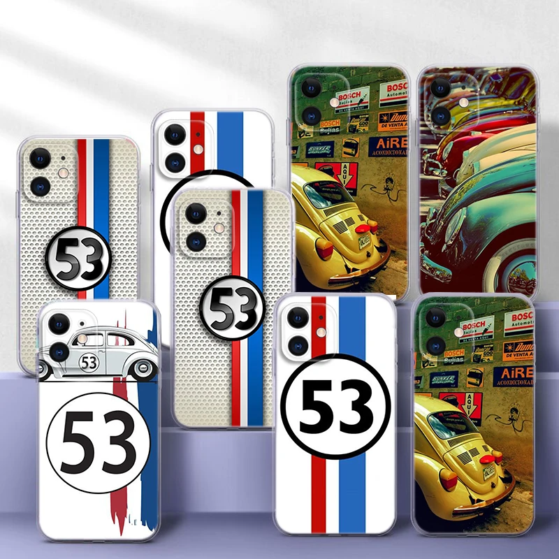 Мягкий чехол Herbie The Love Bug VW 53 для Tecno POP 4 Pro 5 5P Camon 15 18 18T 18I 19 Spark 8P 8C 7T GO Pova 3 KD7 CD7 BC3