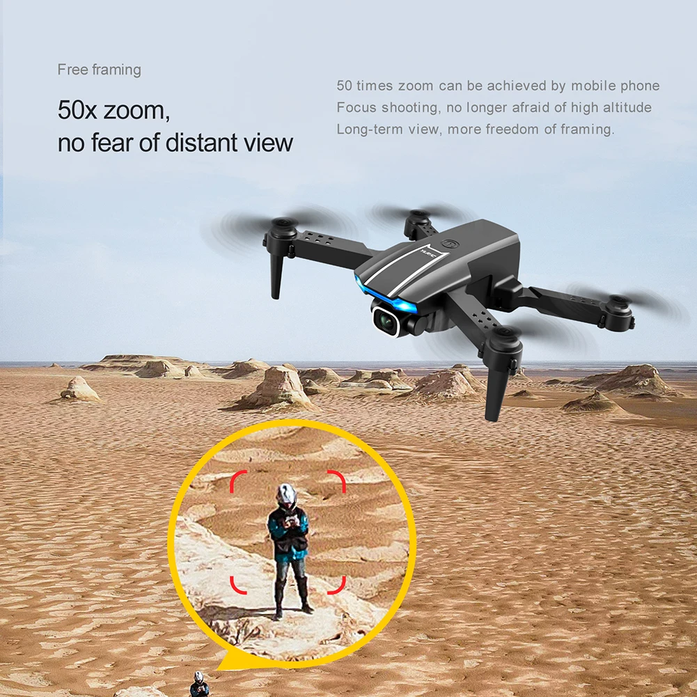 

YLR/C S65 RC Drone 4K HD WiFi Headless Mode 2.4GHz Foldable Quadcopter Toys drones with camera hd flight controller drone