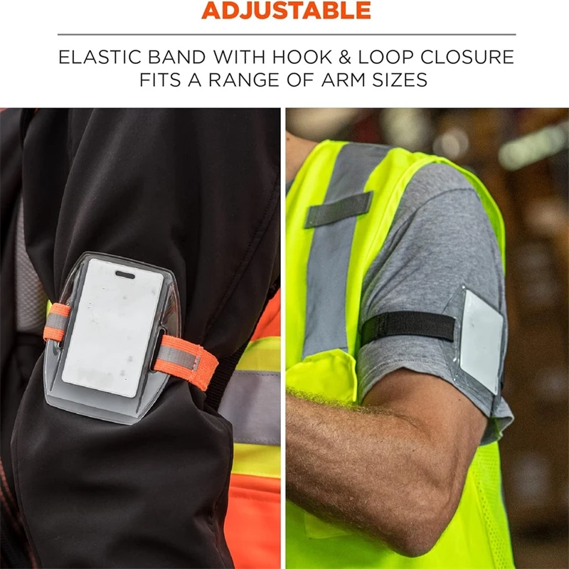 Пластиковый отражающий браслет из полиэстера