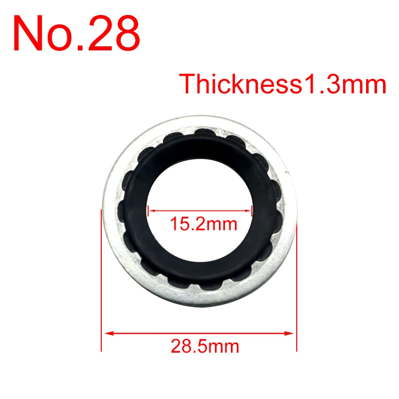 Уплотнительная прокладка для автомобильной системы кондиционирования, расширительный клапан компрессора, Трубная головка, уплотнительное кольцо, запасные части, 60 шт./комплект