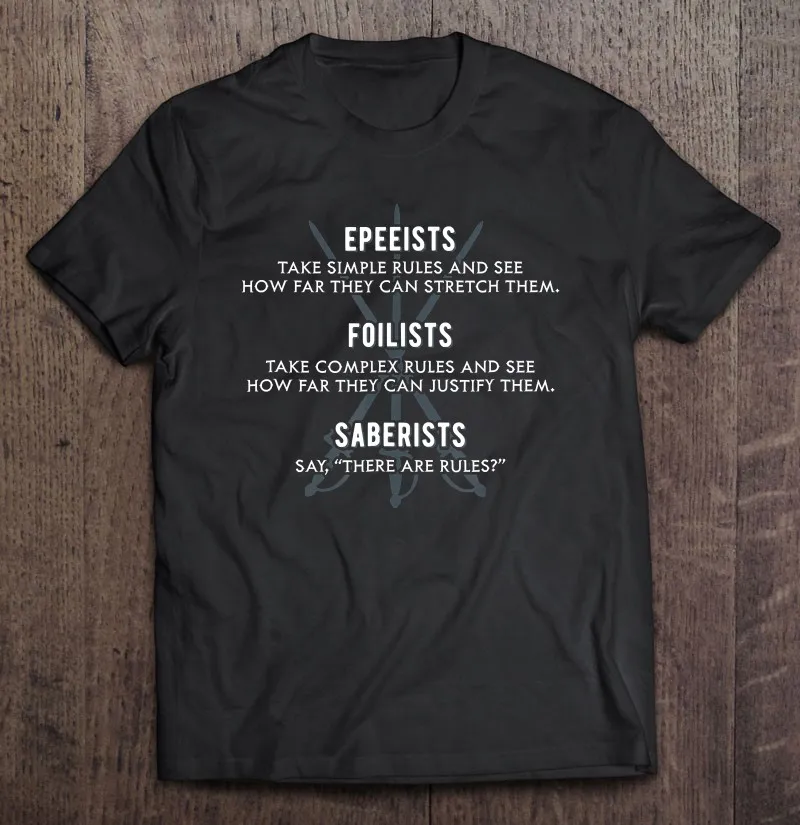 

Футболки Epeeists Foilists Saberists, мужские футболки собственного дизайна, мужская спортивная женская футболка оверсайз с коротким рукавом, Мужская х...