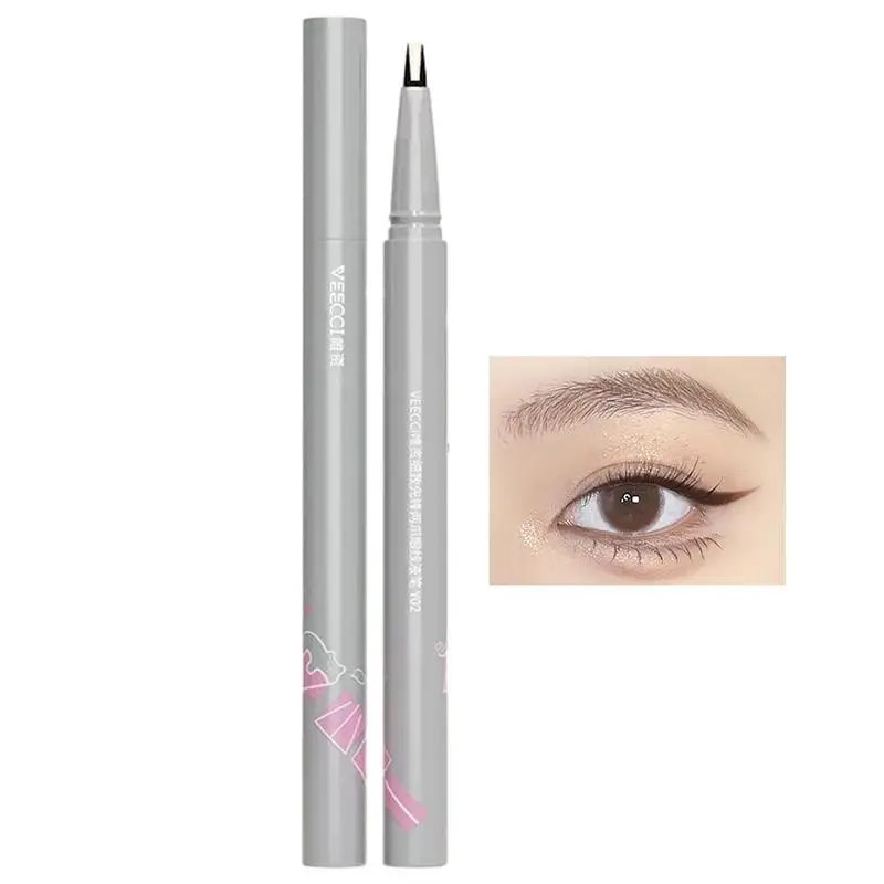 

Double Tip Eyelash Pencil Two-Claw Waterproof Fake Eyelashes Liquid Tip Pen Quick Drying Liquid Eye Pencil Makeup Supplies Gift