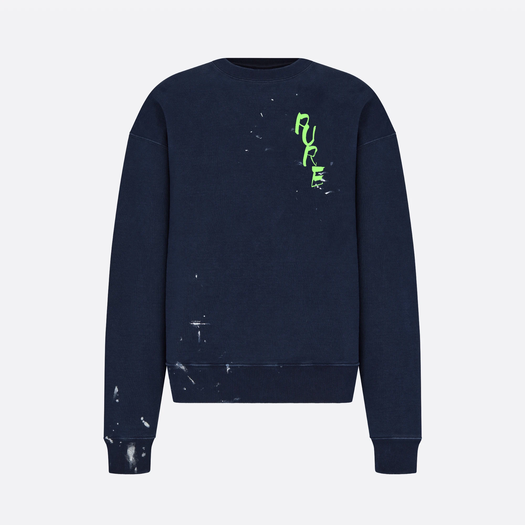 

Однотонный чернильный свитер с круглым вырезом NIGO # nigo7157