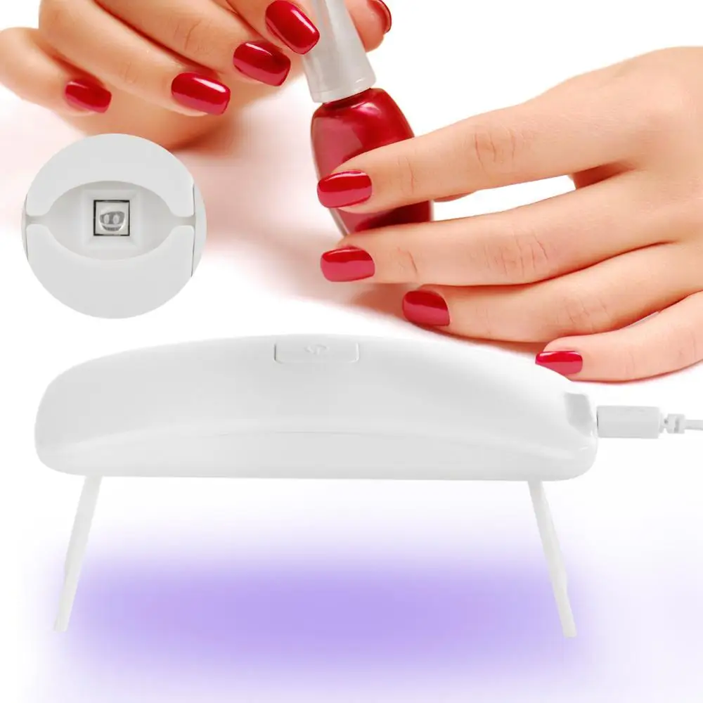 

Newest USB Mini Nail Light Quick Nail Polish Drying UV Gel Drying LED Nail Light Permanent Art Makeup Tools Portable Supplies