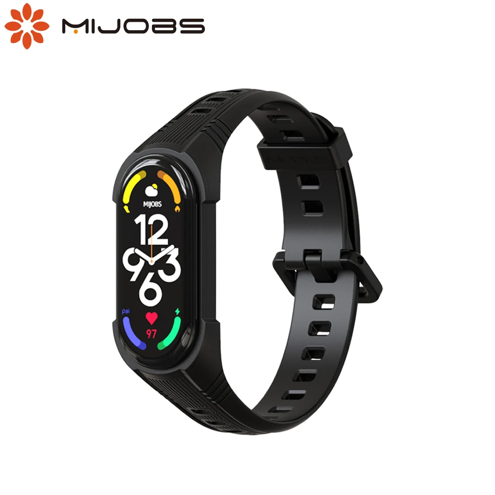 

For Xiaomi Mi Band 7 Strap Bracelet for Mi Band 6 Strap Silicone Miband 5 4 3 Correa Watch Wristband for Amazfit Band 5 Strap