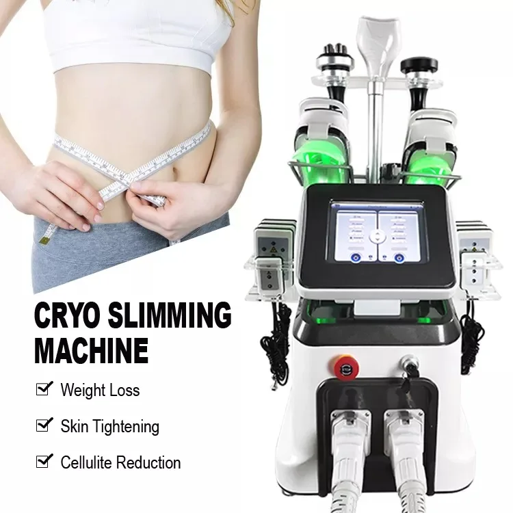 

360 Cryo Slimming Machine Cavitation Freezing Body Sculpting Lipolaser Cellulite Reduce Shaping Beauty Health Massager