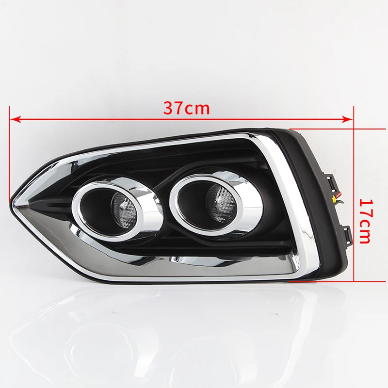 Автомобильная лампа DRL водонепроницаемая ABS 12 В светодиодсветодиодный дневные