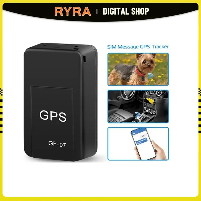 

RYRA Mini GF07 GPS Car Tracker Real Time Tracking Anti-Theft Kids Anti-lost Locator Strong Magnetic Mount SIM Message Positioner