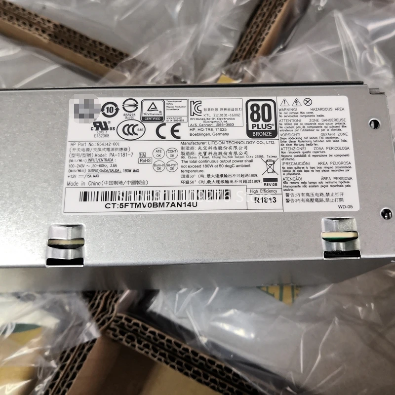 Оригинальный разборный блок питания для блока HP 280G2 SFF DPS-180AB-22 A PCH018 PA-1181-7