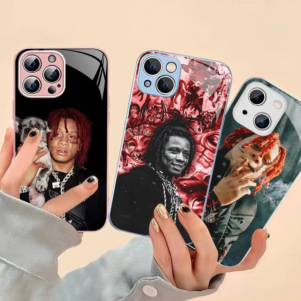 Фото Защитное стекло Rapper T-Trippie R-Redd для Iphone 14 13 12 11 Pro Mini XS MAX 14Plus X XS XR Fundas №4