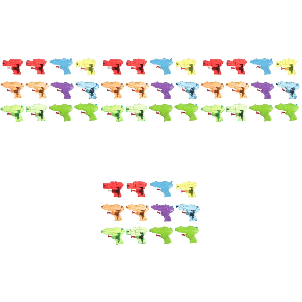 

48 Pcs Water Squirter Kids Mini Shooting Toy Play Toys Bubbler 9X6.5X2CM Plastic Shooter Child