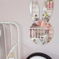 baby aesthetic decorative wall mirrors bedroom irregular modern makeup tables acrylic mirror espelho autoadesivo apartment decor