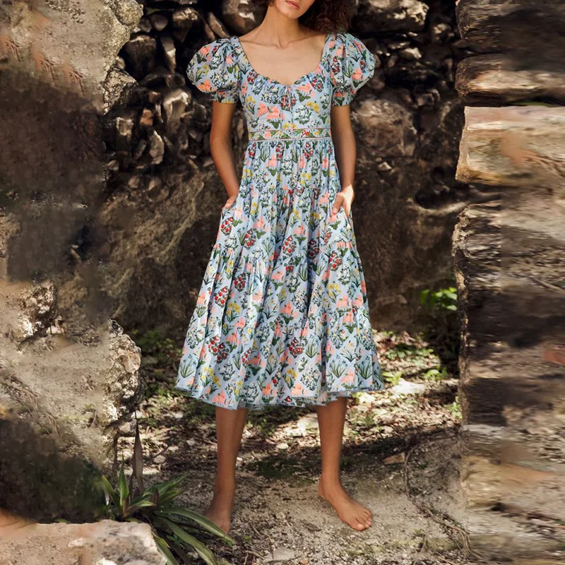 

Австралийское длинное платье с открытыми плечами, длинное платье с принтом речи «Лидер в клетку» на осень и зиму, 2021