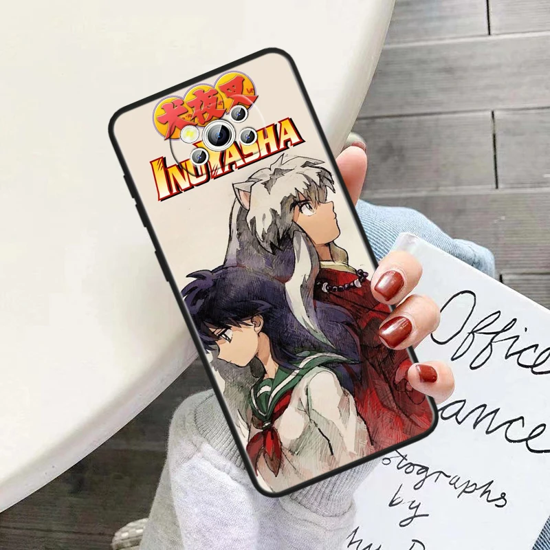 Красивый чехол для телефона из аниме Inuyasha Xiaomi Poco F2 F3 F4 F5 X2 X3 X4 X5 C40 C65 M3 M4 M5 M6 Pro GT NFC
