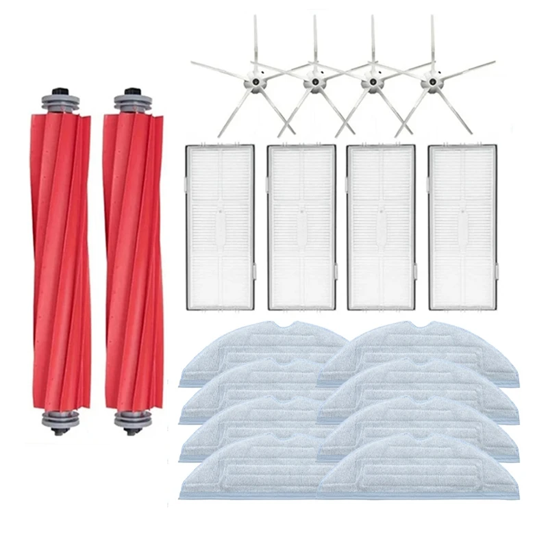 Для Roborock S7 S70 S75 S7max S7maxv T7S Plus Основная боковая щетка Hepa-фильтр Швабра Тряпки