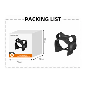 MINI 3 Pro Gimbal Lens Hood Stopping Paresitic Light Come Into Lens Provent Glare Light Sunshade Cover for DJI MINI 3 Pro Drone 6