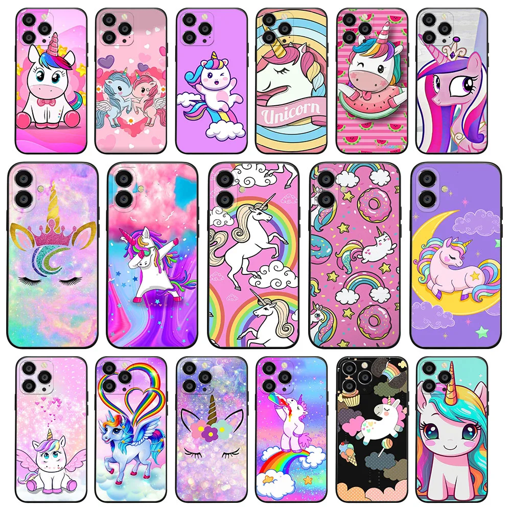 Матовый черный чехол для Realme C25 8 8i 9 9i 10 11 12 13 Pro Plus KD-70 Pimk Unicorn