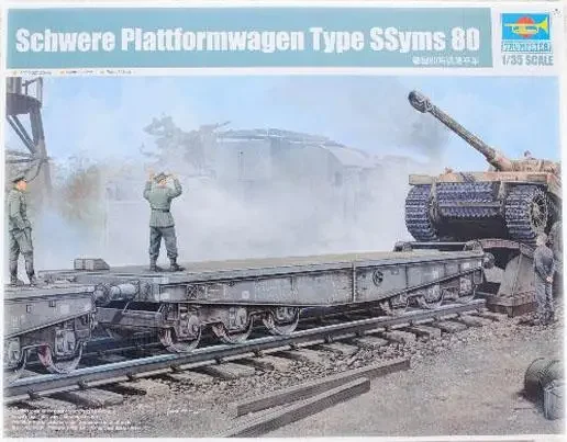Trumpeter 00221 1/35 Немецкий Schwere Pl Elowagen Type SSyms 80 Комплект пластиковых моделей