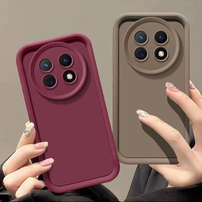 Для Huawei nova 12i Чехол для телефона 12I Cute Curly Wave Гибридный противоударный бампер