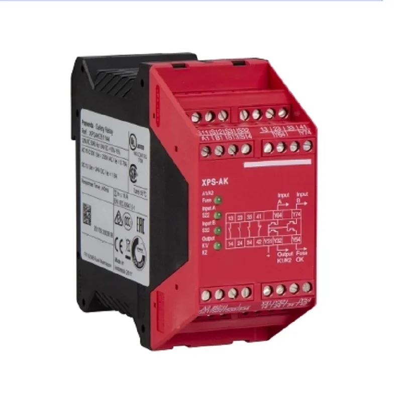 Новый релейный модуль безопасности XPSAK351144 двухканальный E-Stop 120VAC 3n/o 1n/c