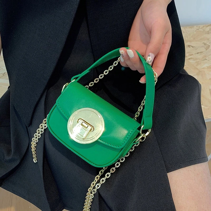 

Totes Brand Chain Crossbody Messenger Bag Lipstick Bag for Women 2022 Fashion Mini PU Leather Shoulder Luxury Designer Handbags