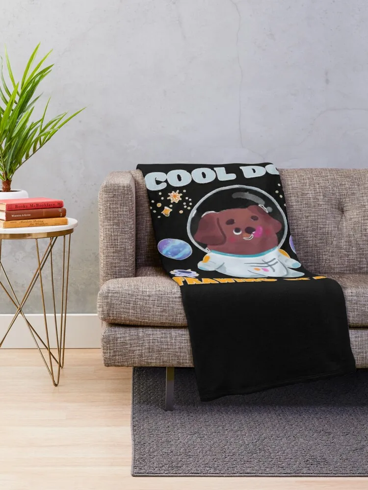 Прохладное пространство для рисования собаки (3) Одеяло дивана одеяло волос милые