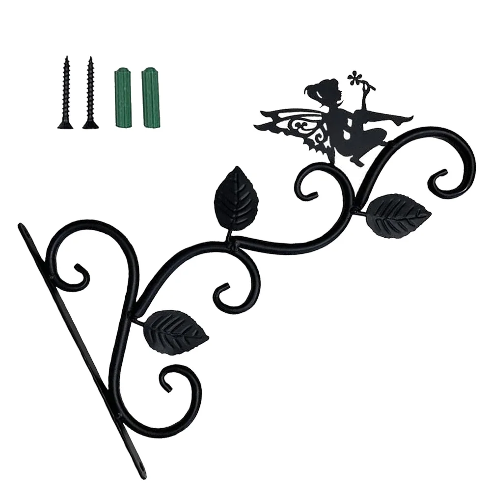 

Outdoor Hanging Planters Planter Bracket Flower Stand Holder Iron Wall-mounted Planter Hanger Lantern Wall Hanger