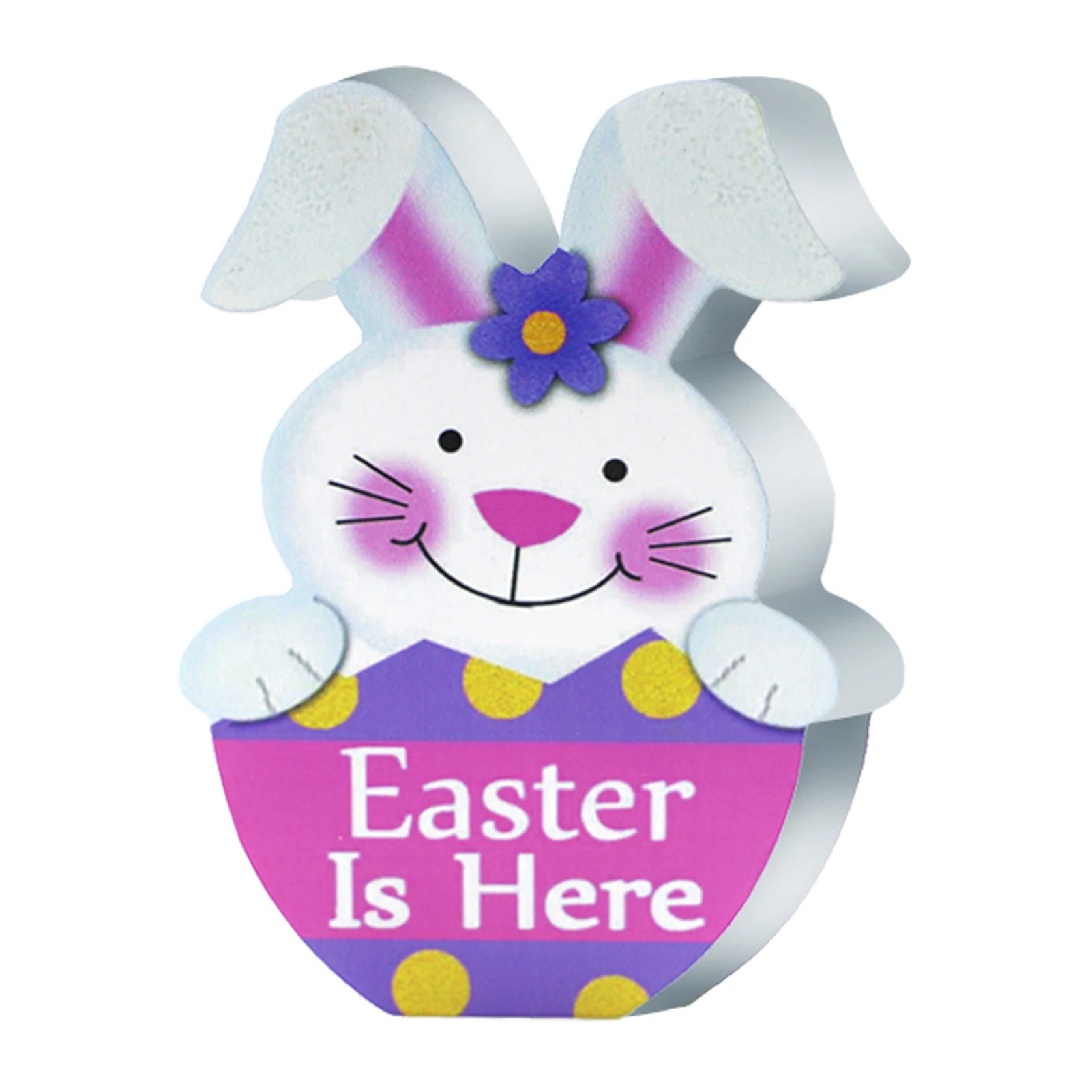 

Easter Wooden Decor Happy Easter Tabletop Ornament Easter Bunny Centerpiece Table Sign Decor Easter Figurines Innovative