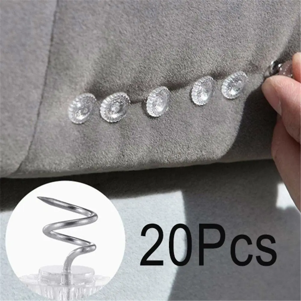

20Pcs Transparent Blankets Cover Upholstery Hardware Fixing Nail Wrench Pins Fixed Grippers Holder Fastener