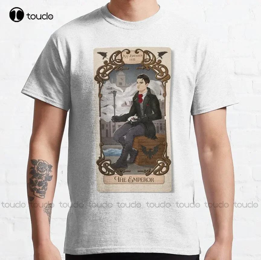 Классическая футболка с картами Таро Kaz Brekker бейсбольная рубашка забавная